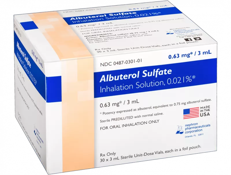 Albuterol Sulfate Inhalation Solution 2.1%